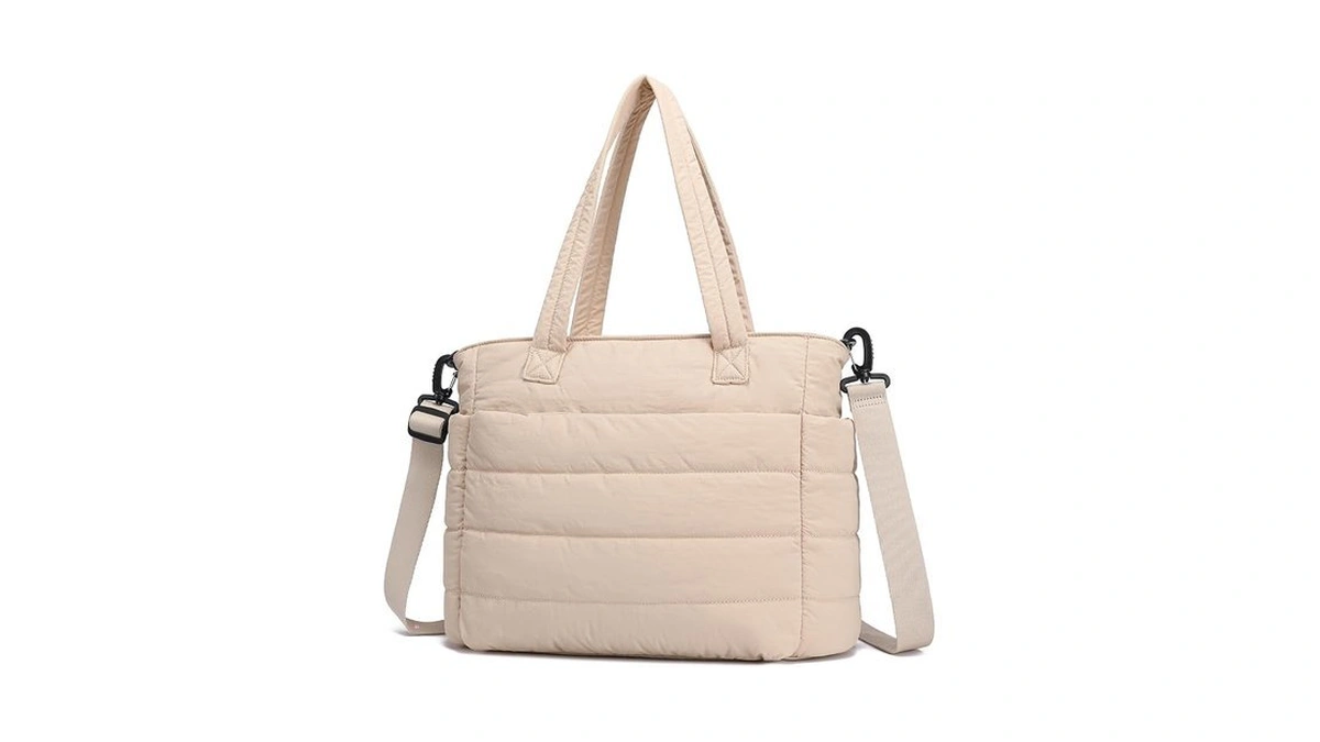 Aocina Puffer Tote Bag For Women Work Lightweight Puffy Tote