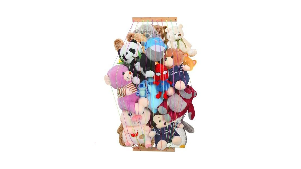 Phoenancee Stuffed Animal Storage Organizers,plush Animals Holder,hanging Plushie Zoo Hammock