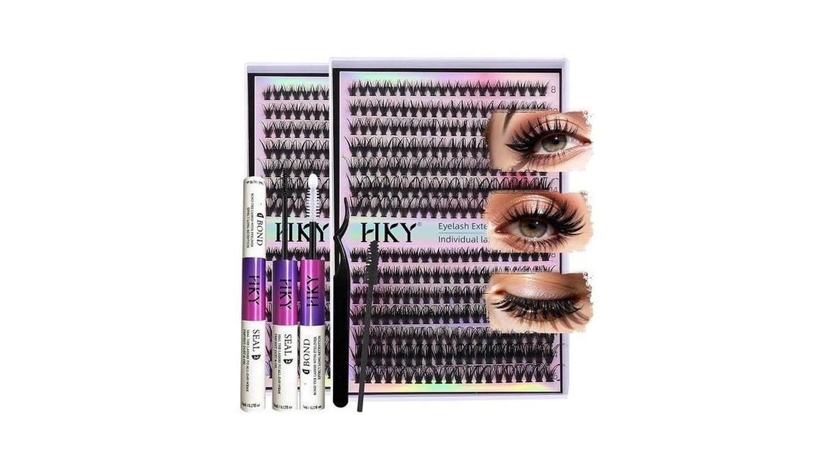 Hky Lash Clusters Kit 8-16mm 30d-40d Wispy Eyelash Clusters Lashes