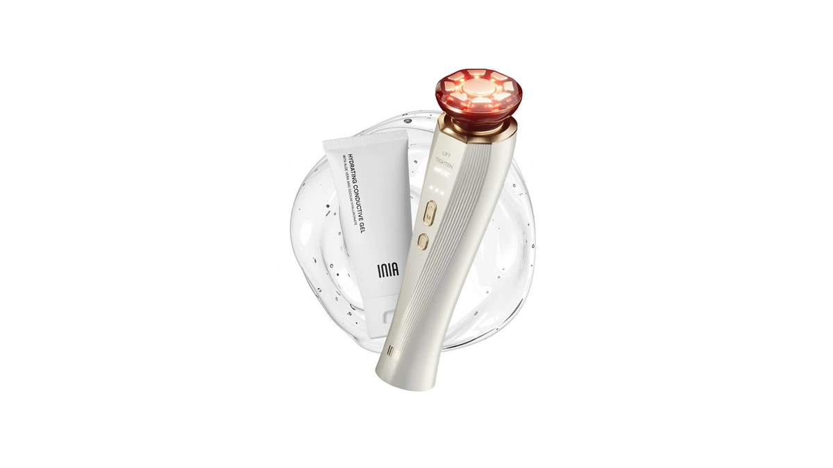 Inia 3-in-1 Red Light Therapy For Face And Neck Beauty