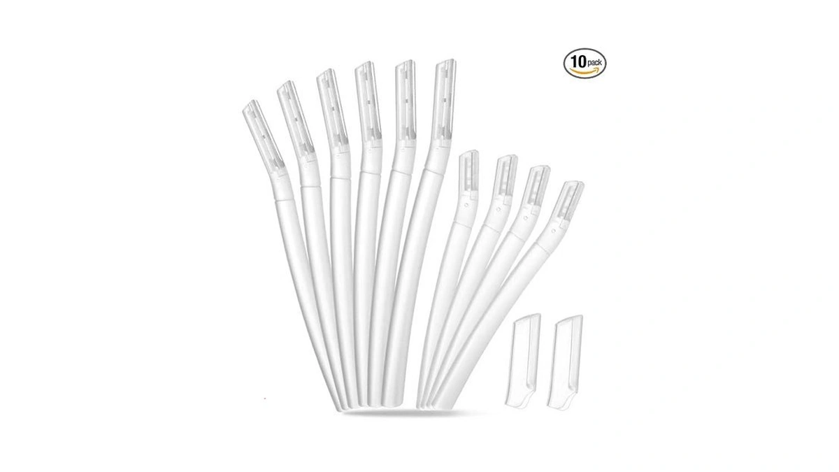 Mistfree Dermaplane Razor For Women Face, 10pcs Eyebrow Razors, Dermaplaning