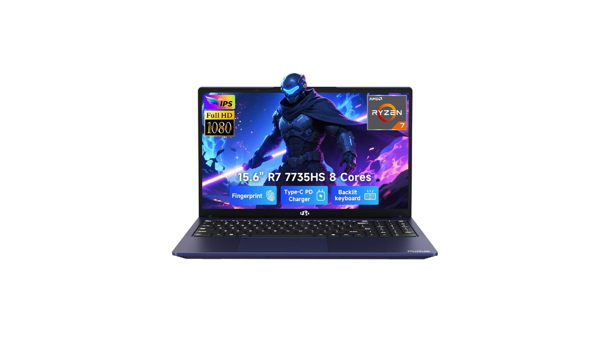 Nimo Thin & Light Gaming Laptop, 15.6" Fhd Ips Display,
