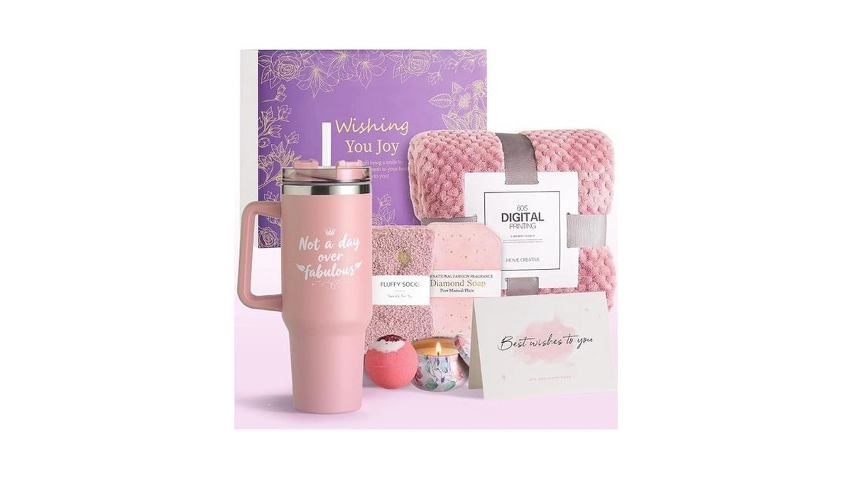 Birthday Gifts For Women – Lavender Spa Gift Basket, Self