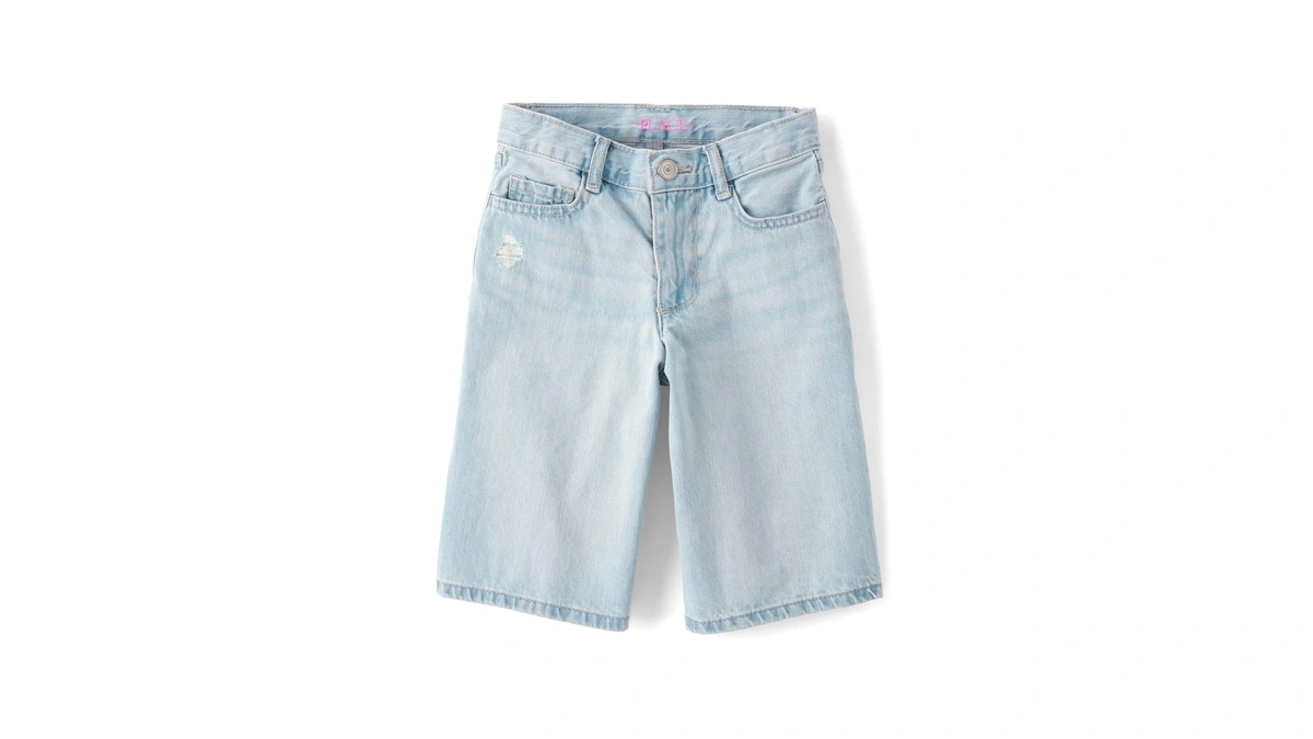 The Children's Place,girls,denim Midi Shorts,maddie Wash,6