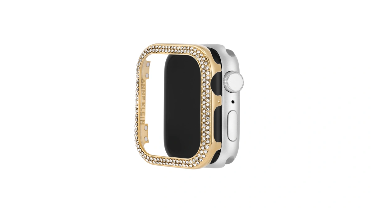 Anne Klein Premium Crystal Bumper, Compatible With Apple Watch, Seamless