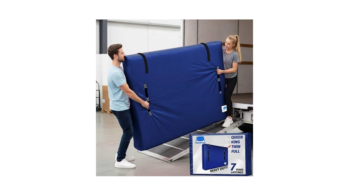 Twin Mattress Bags For Moving And Storage,10mil Thicker Pe,adhesive Strap