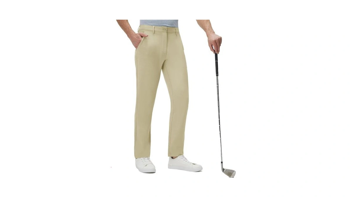 M Maelreg Golf Pants For Men Water-resistant Straight Fit Stretch