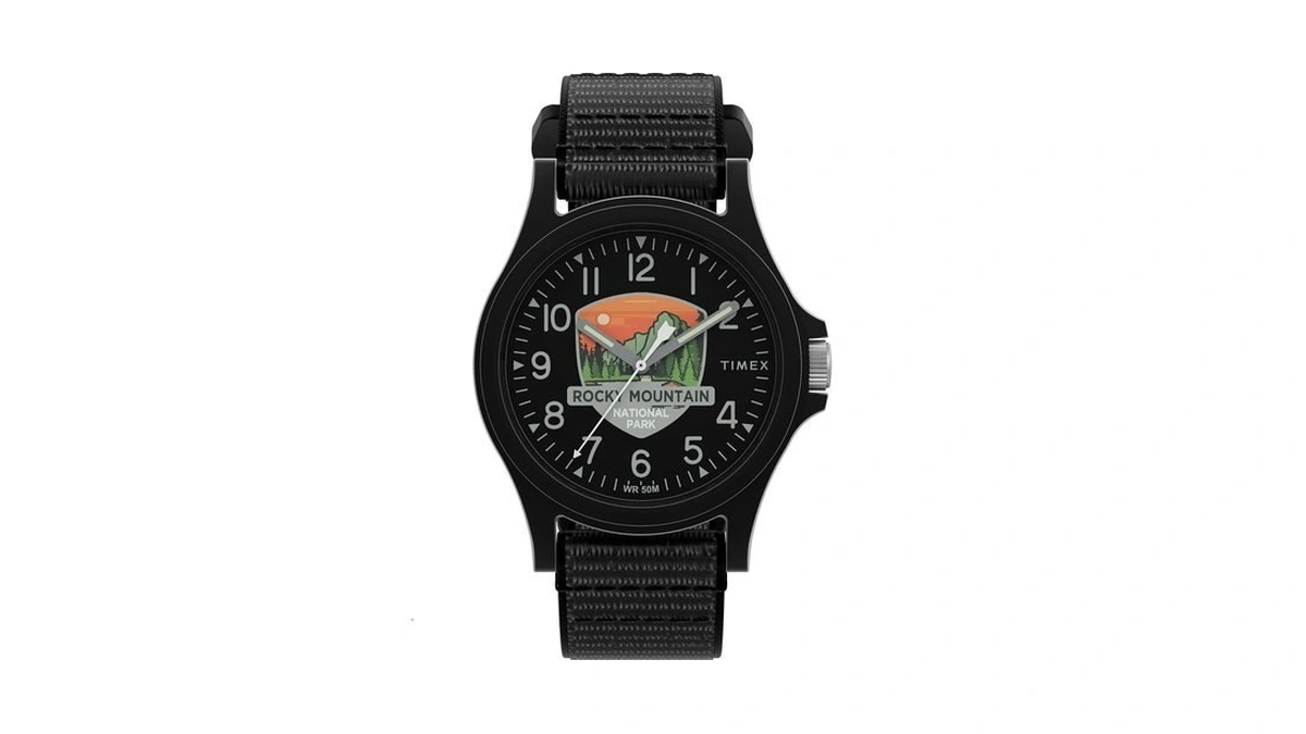 Timex Unisex Rocky Mountain National Park 40mm Watch - Black
