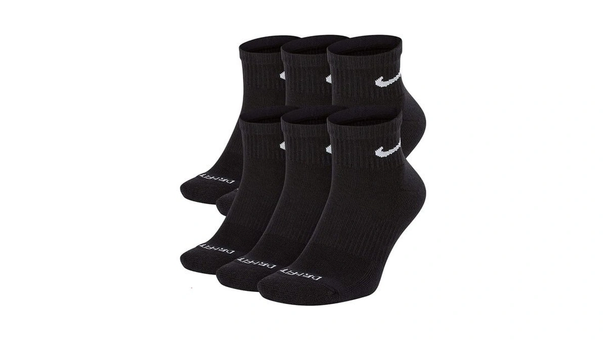 Nike Everyday Plus Cotton Cushioned Dri-fit Ankle Socks (6 Pair)