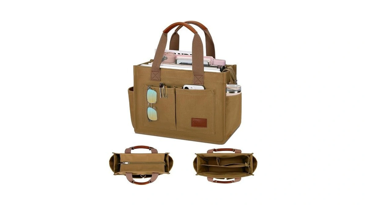 Kkiu Large Canvas Tote Bags For Overall