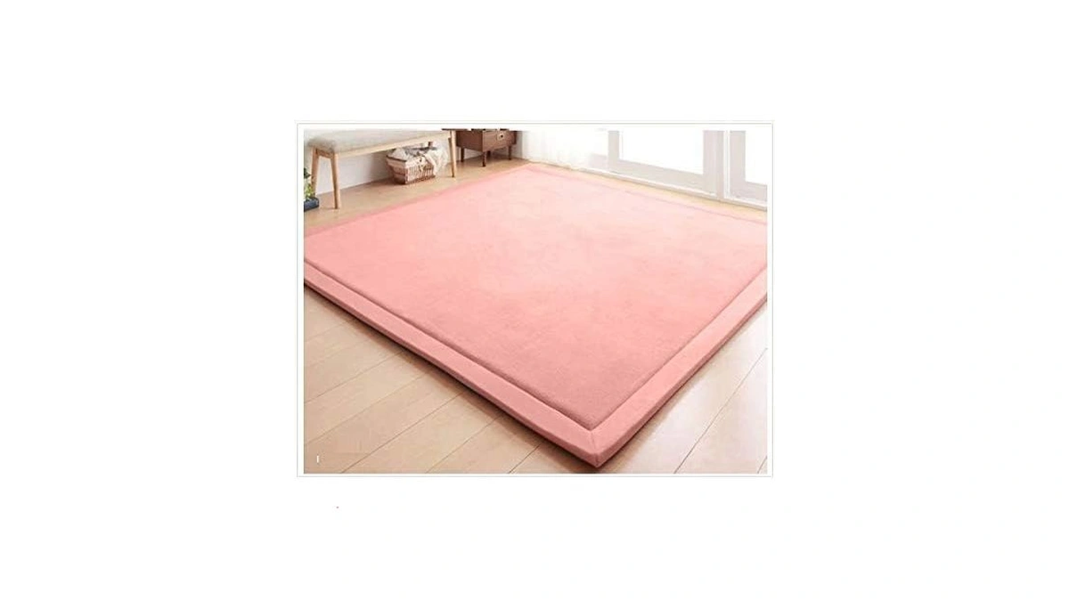 Children Play Mat, V-mix Handmade Weaving Plush Foam Play Crawling