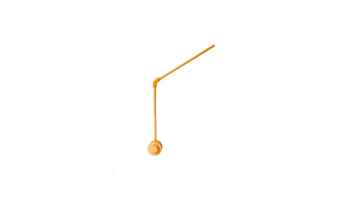 Purgano Baby Crib Mobile Arm, Unpainted Beech Wood, Rotatable Bed