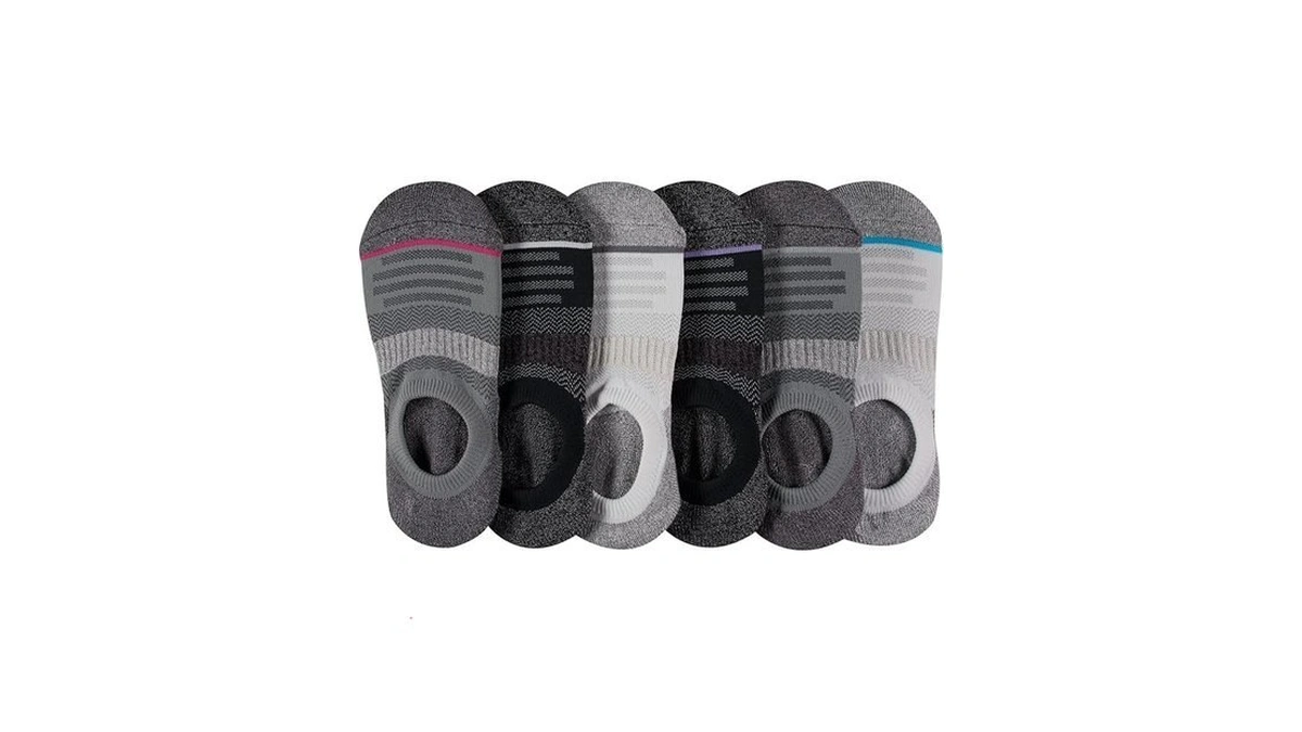 Sof Sole Women's Performance Bamboo Invisible Liner No-show Sock, (6
