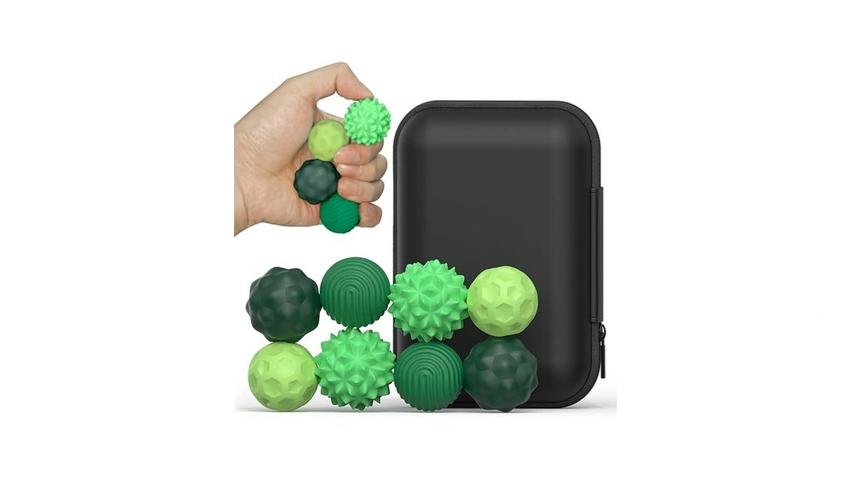 Silicone Magnetic Balls, 4 Pcs Stress Relief Sensory Balls For