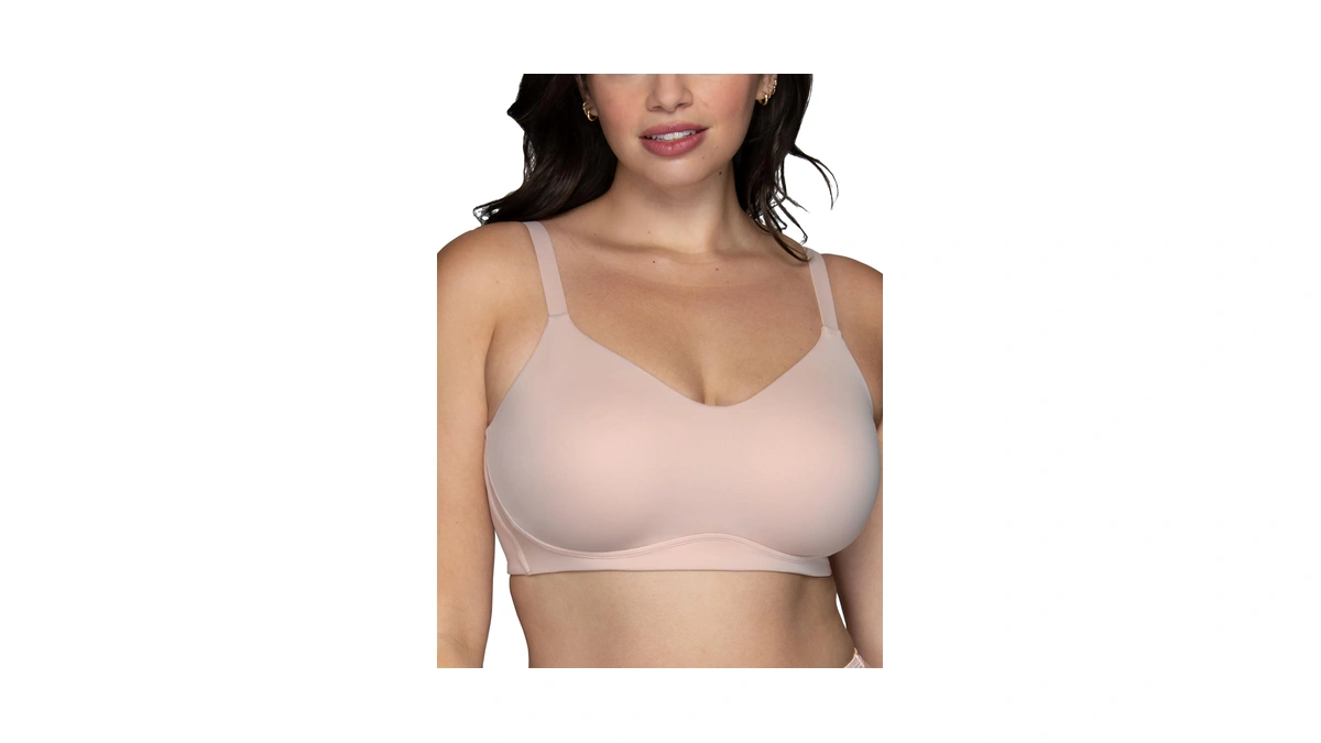 Vanity Fair Women's Beauty Back Smoothing Simple Sizing Wireless Bra,