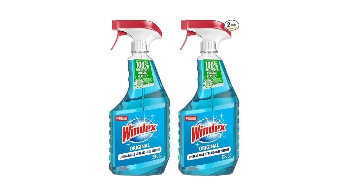Windex Glass And Window Cleaner Spray Bottle, Packaging Designed To