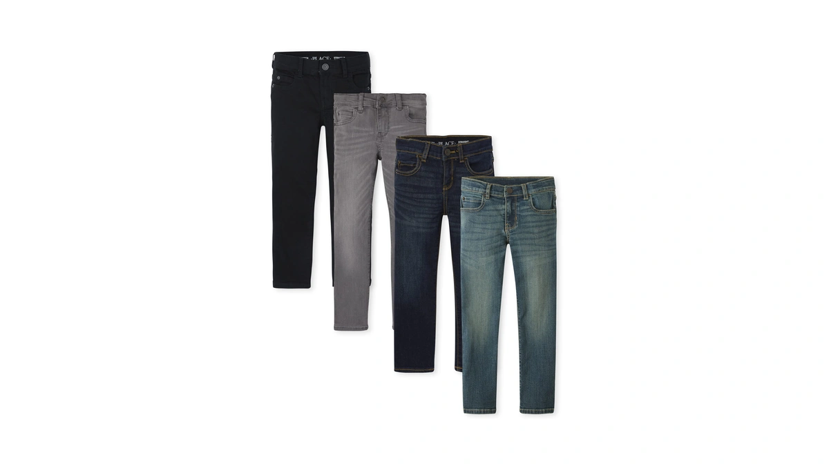 The Children's Place Boys Multipack Basic Stretch Straight Leg Jeans