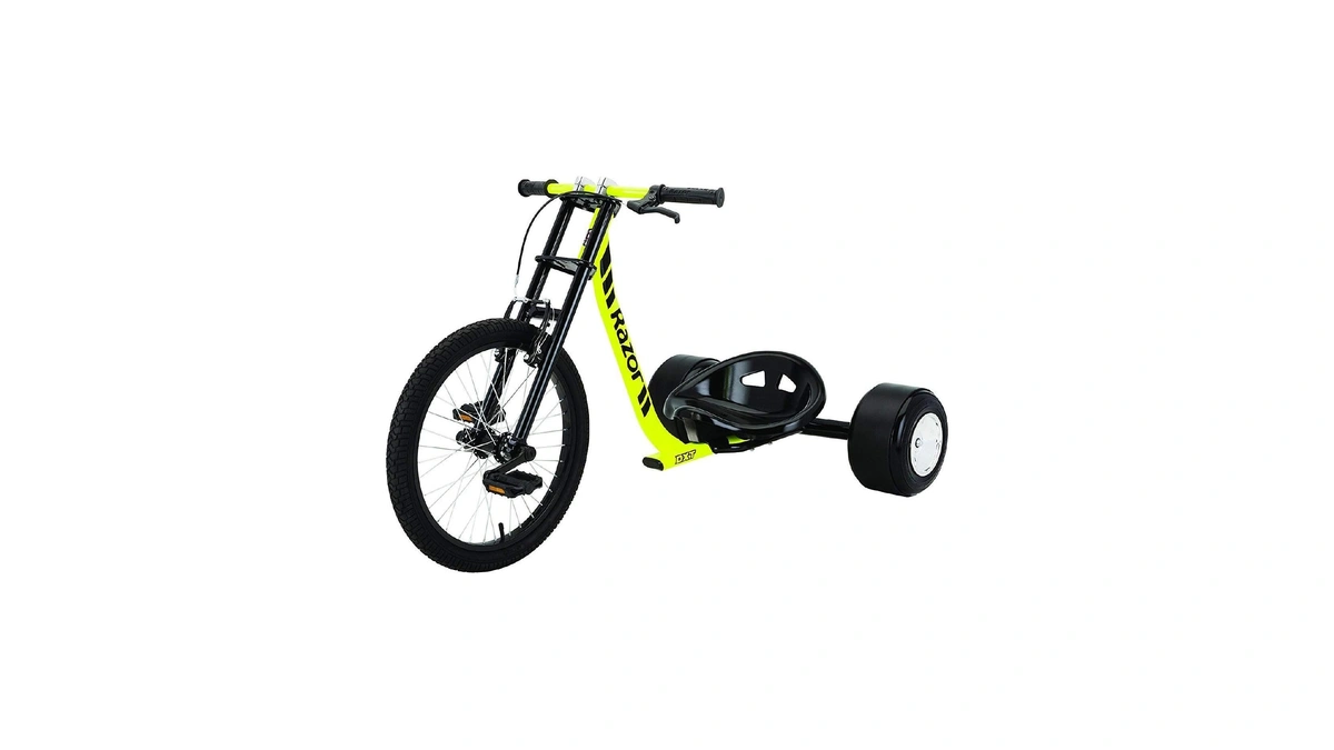 Razor Dxt Drift Trike Yellow, One Size