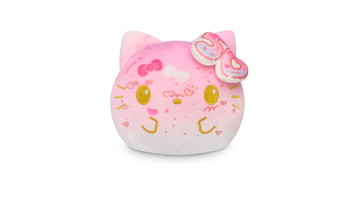 Teeturtle Hello Kitty 50th Anniversary Reversible 4" Plushie - Pink