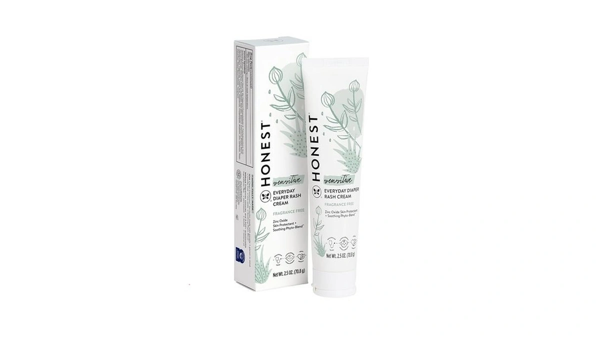 The Honest Company Hypoallergenic Diaper Rash Cream, Moisturizing, Calming Zinc