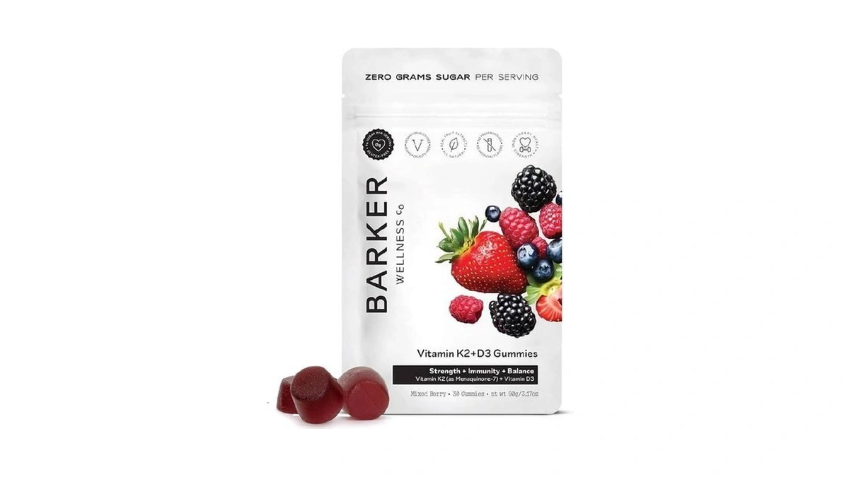 Barker Wellness D3 K2 Vitamin Gummies β Max Potency 6000iu
