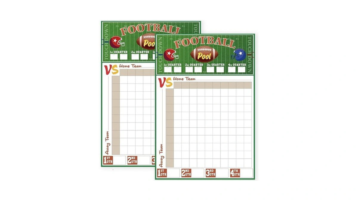 Giurkuu 2 Pcs Football Pool Poster, 19‘' X 27.77'' Football