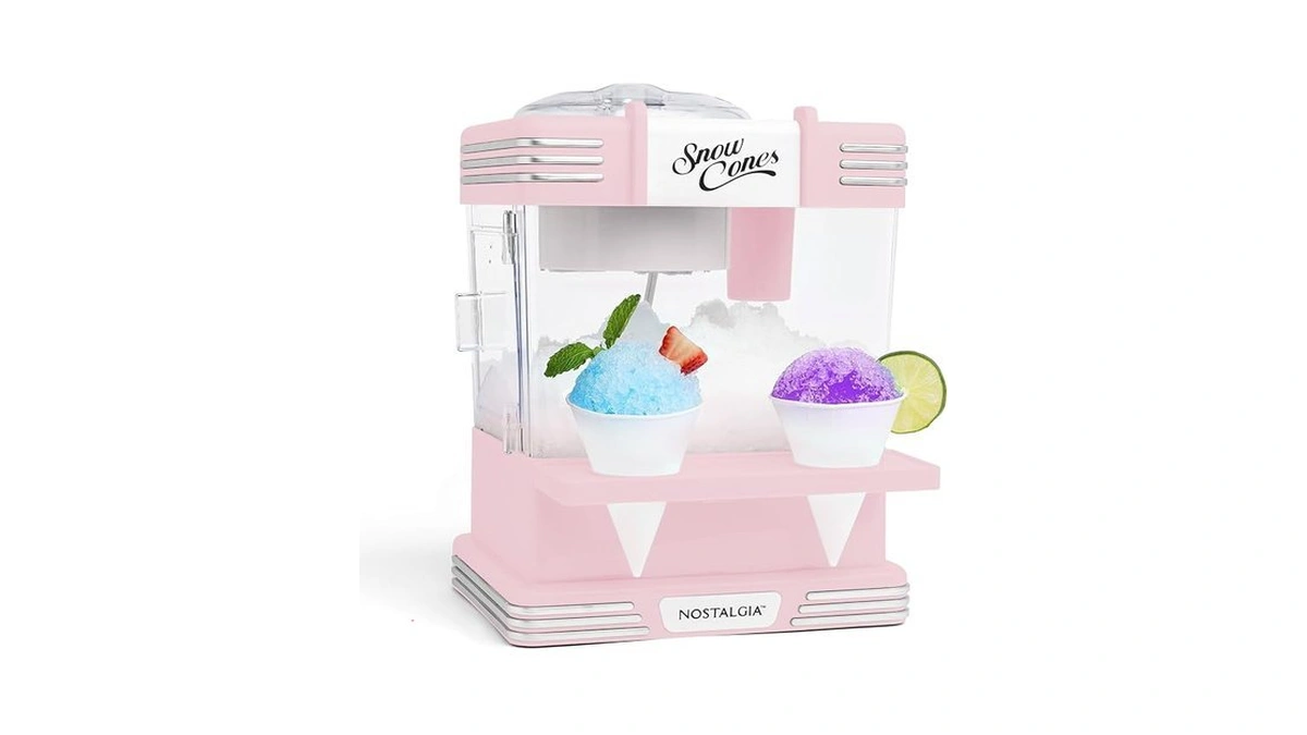 Nostalgia Retro Snow Cone Maker – Countertop 5-qt Shaved Ice