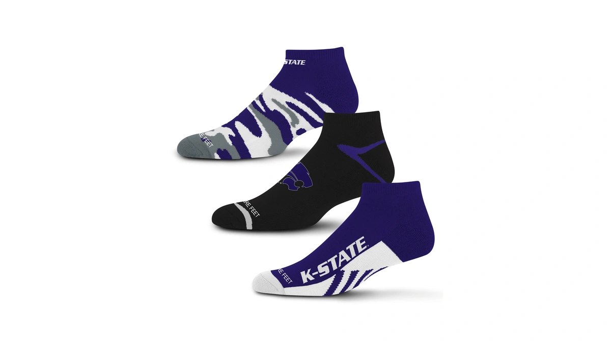 For Bare Feet Ncaa Kansas State Wildcats Camo Boom 3