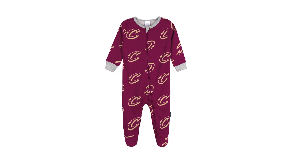 Gerber Unisex Baby Nba Team Sleep 'n Play, Cleveland Cavaliers,