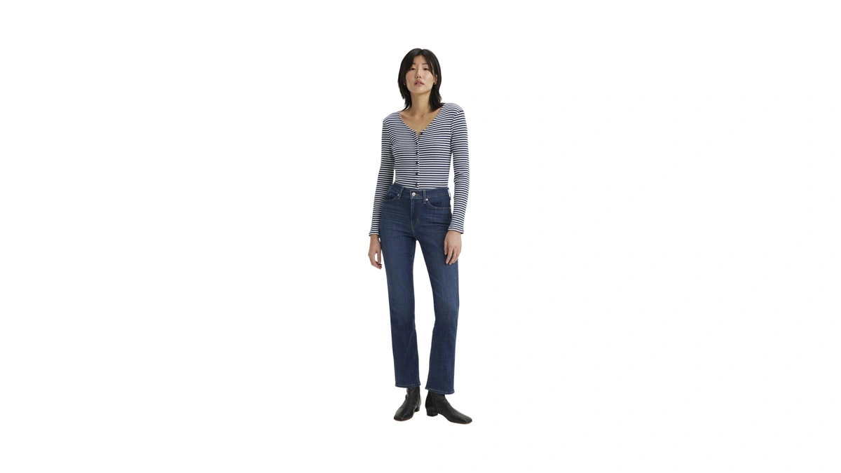 Levi's Women's Classic Straight Jeans (standard And Plus), Lapis Dark