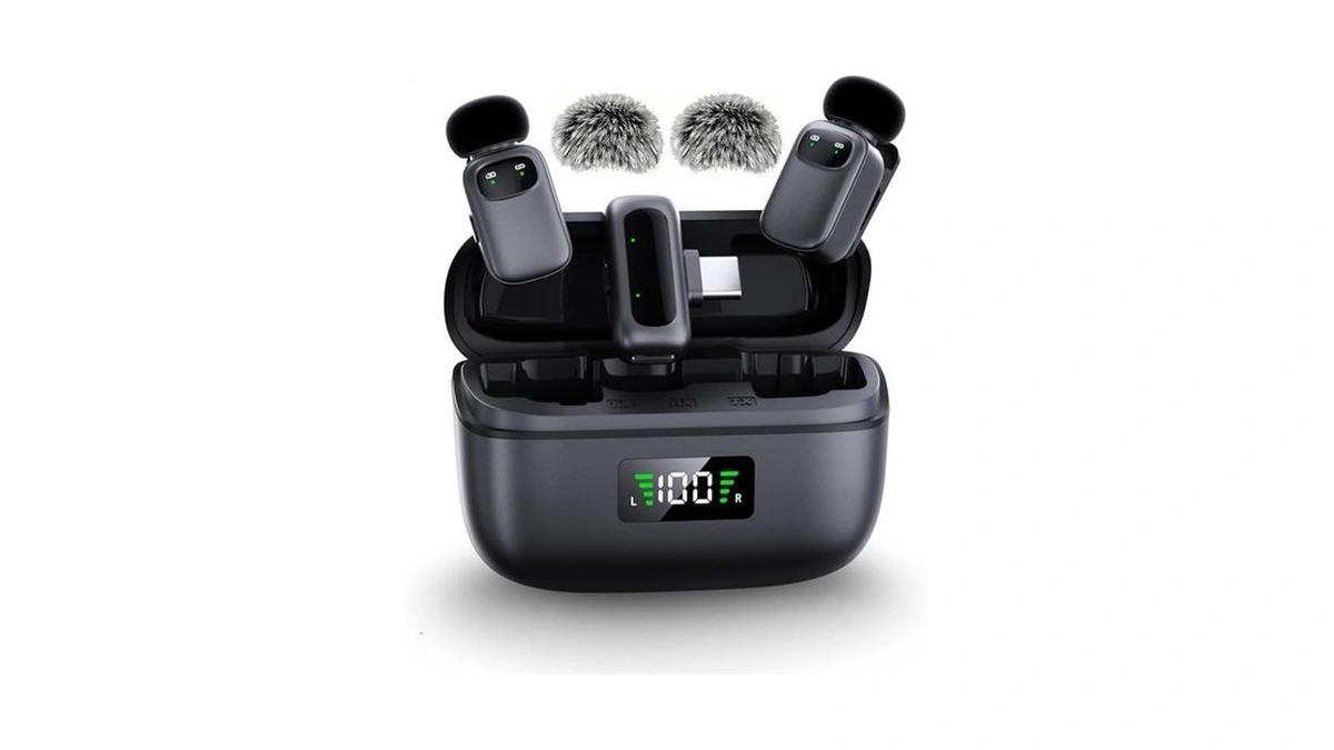 Mettomus T1 Mini Wireless Lavalier Microphone For Iphone/android/ipad, 3-level Noise
