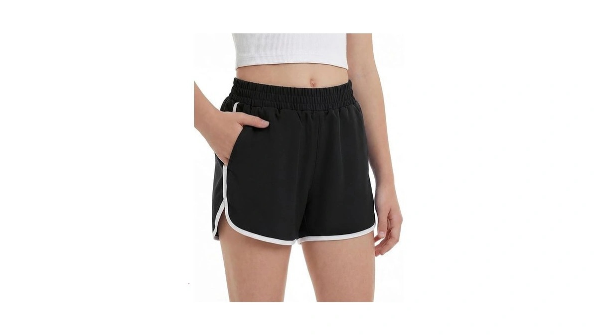 Stelle Girls Athletic Shorts With Pockets Quick Dry Running Shorts