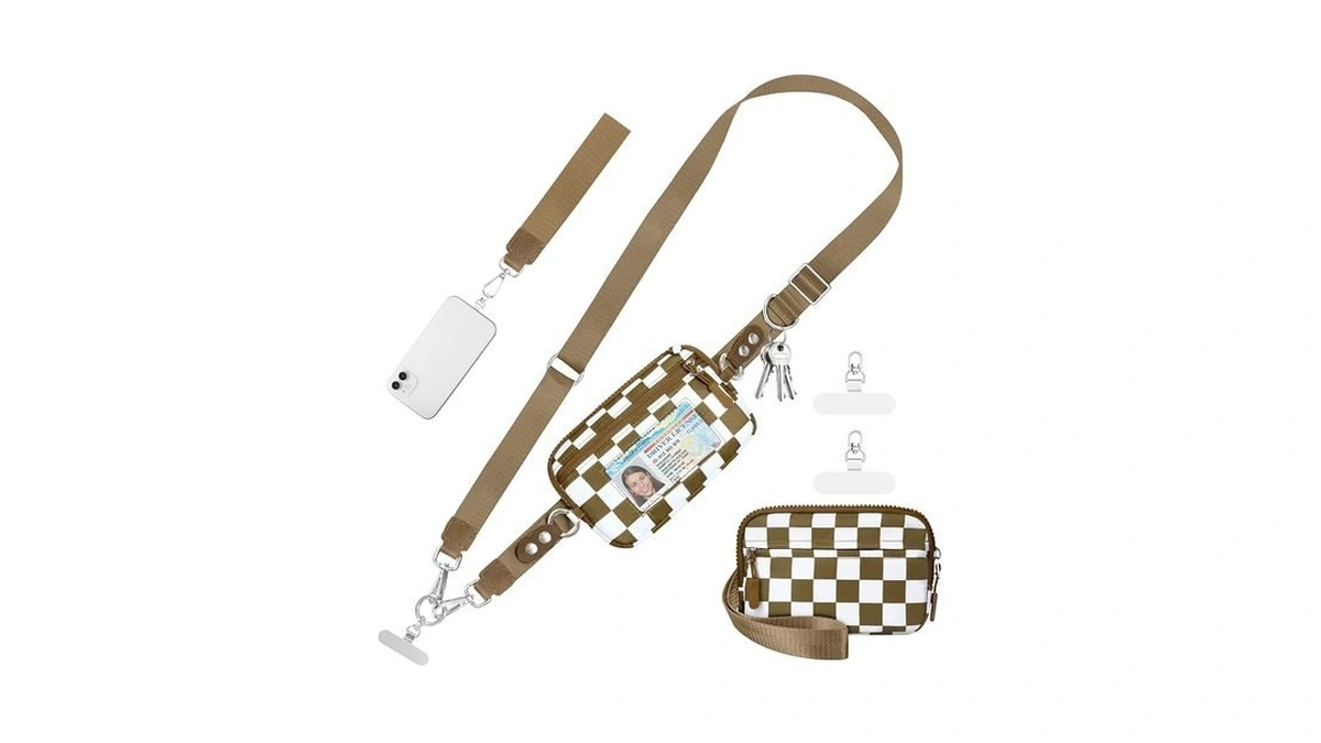 Tiostep Clip And Go Strap For Phone With Wallet Crossbody
