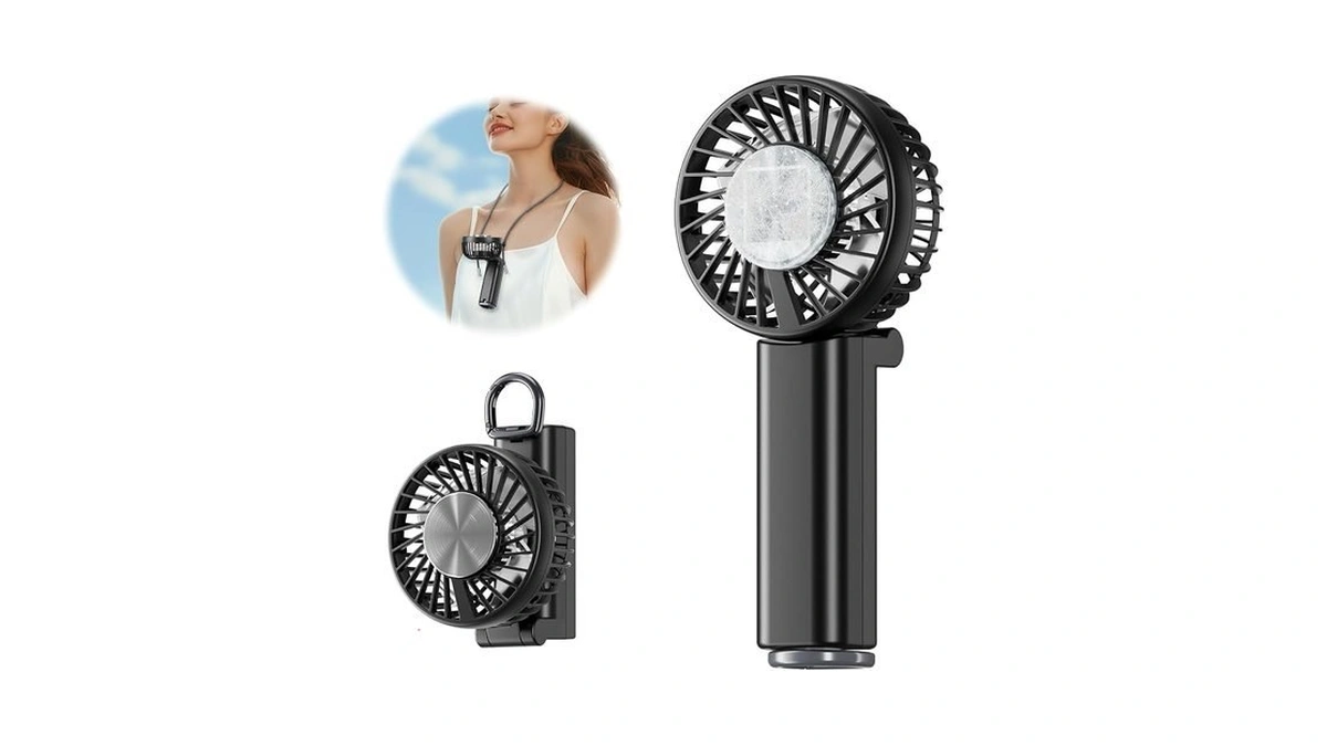 Handfan 5000mah Mini Handheld Fan, Portable Hand Fan With Cooling