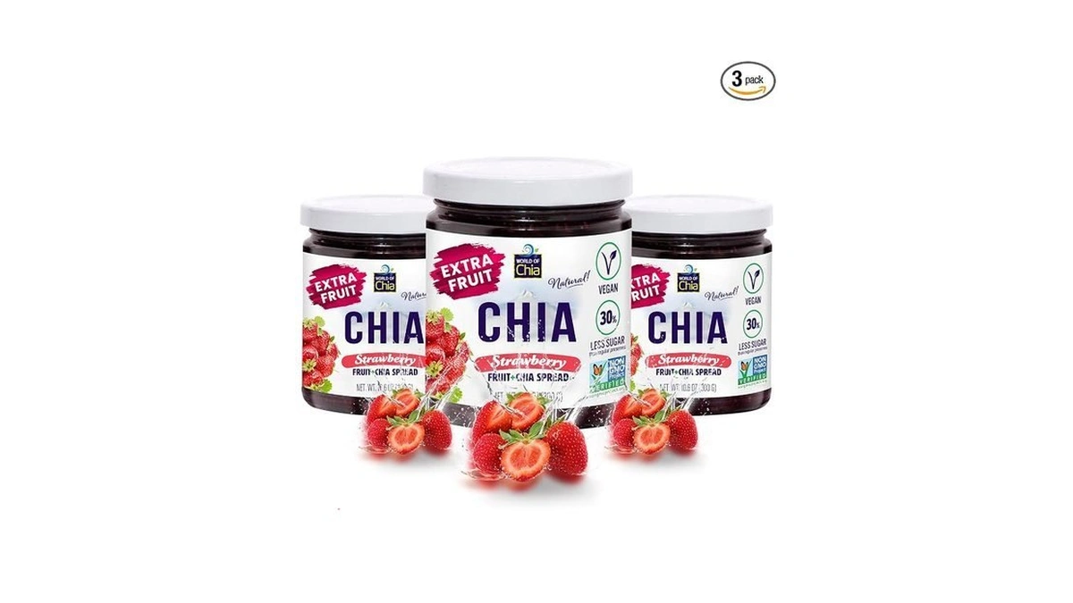 World Of Chia Extra Fruit Chia Seeds Jam - Strawberry