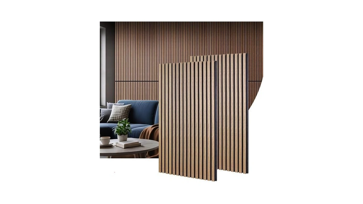 4-piece Wood Slat Panels For Wall,47.2" X 23.6" Wood Panels