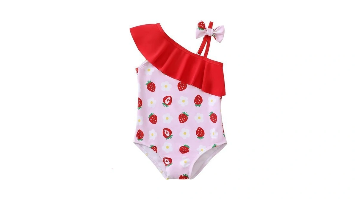 Ywfshop Toddler Baby Swimsuit Girl One Piece Bathing Suit Funny