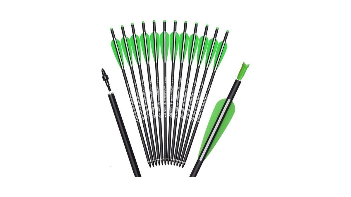 Crossbow Bolts Carbon Arrows 16 Inch Hunting Archery Bio Crossbow