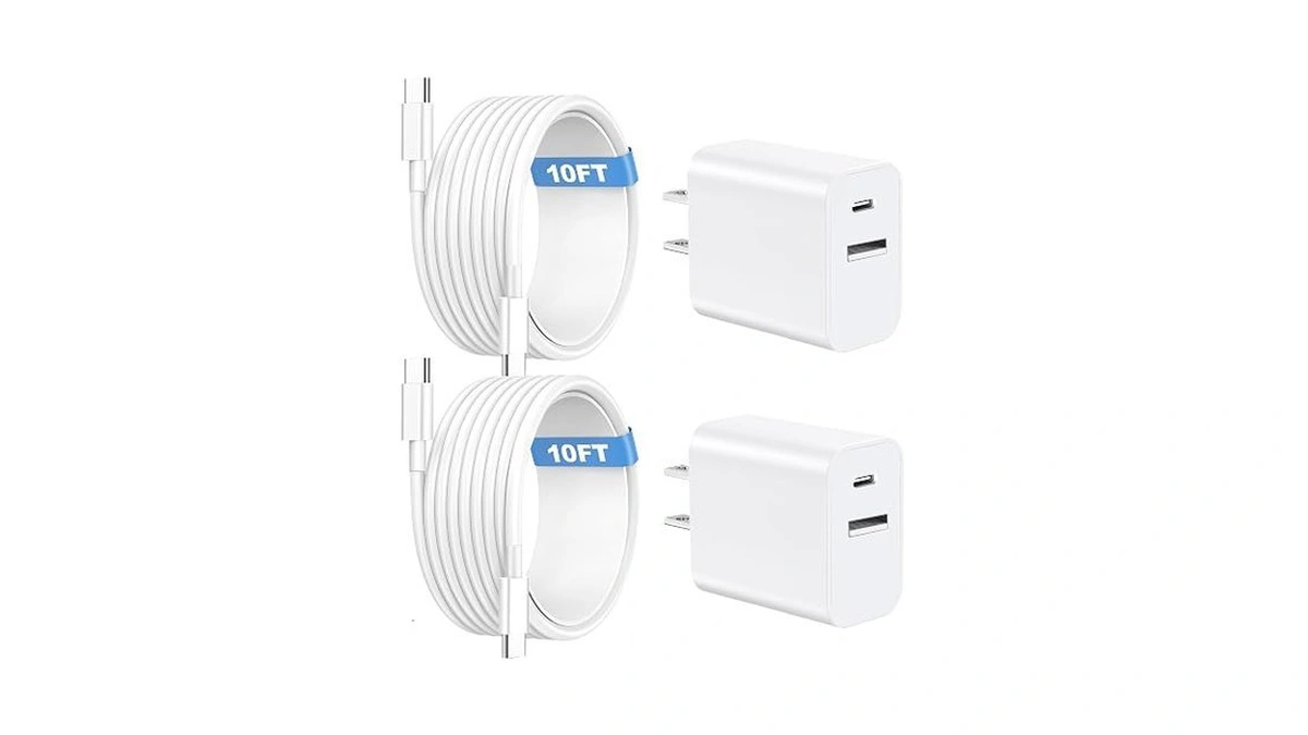 Compatible With Iphone 16/15 Charger Fast Charging, 20w Dual Port