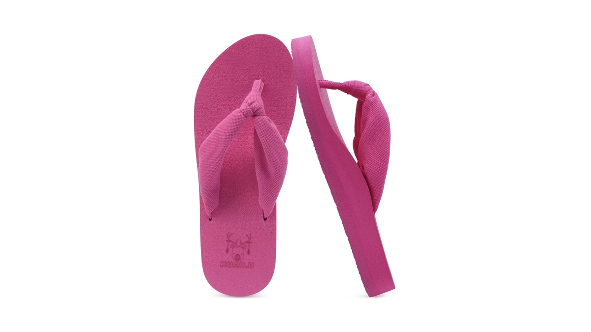 Kuailu Flip Flops Women Arch Support Yoga Mat Comfortable Summer