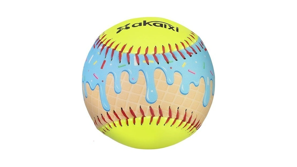 Akaixi 12 Inch Fastpitch Balls Durable Pvc Cover With Pu