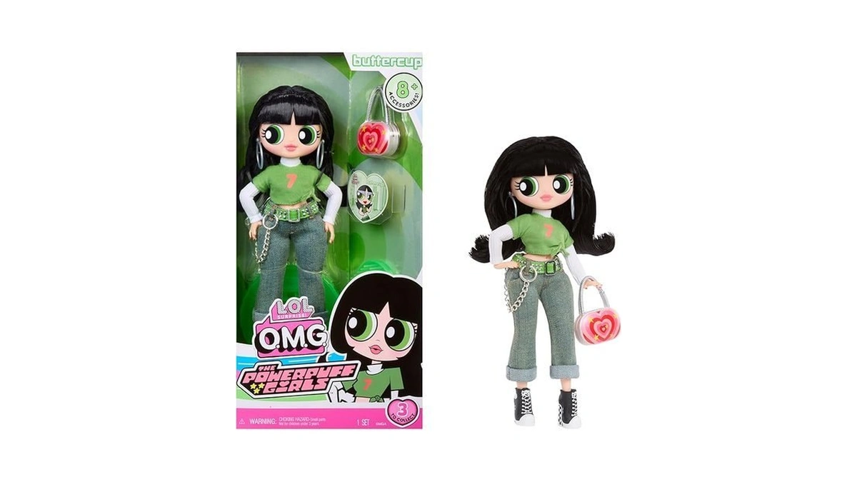 Lol Surprise Omg The Powerpuff Girls Doll - Buttercup