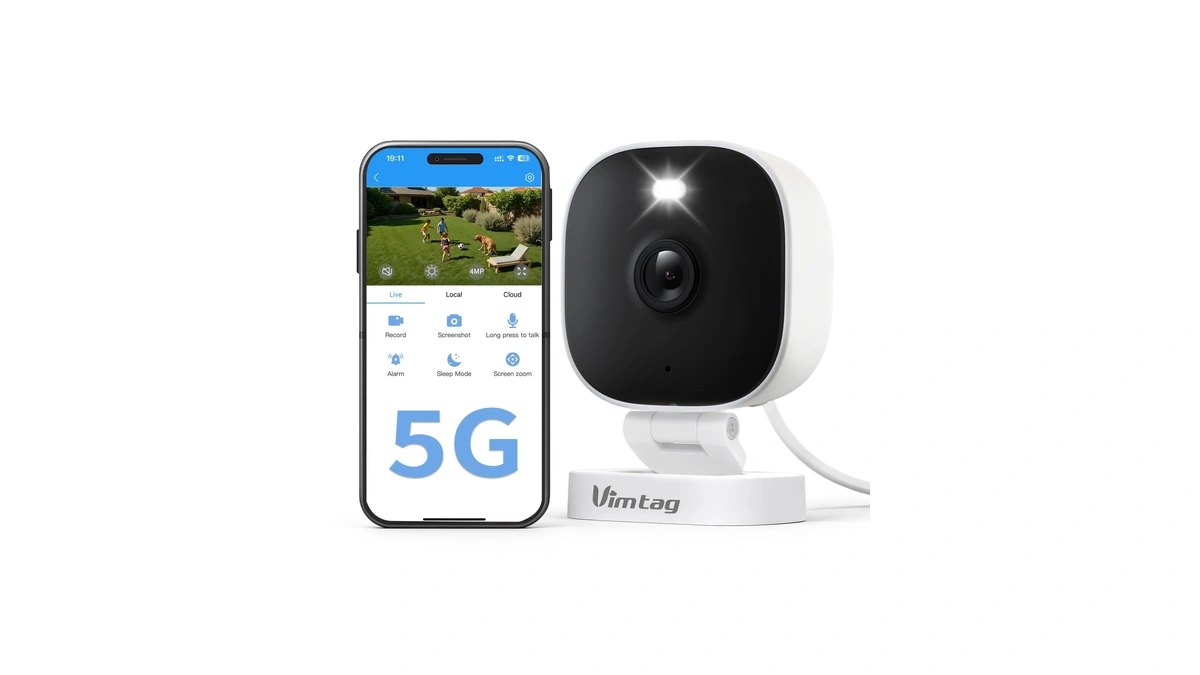 Vimtag Security Camera Outdoor Indoor, 2.5k Cameras For Home Security