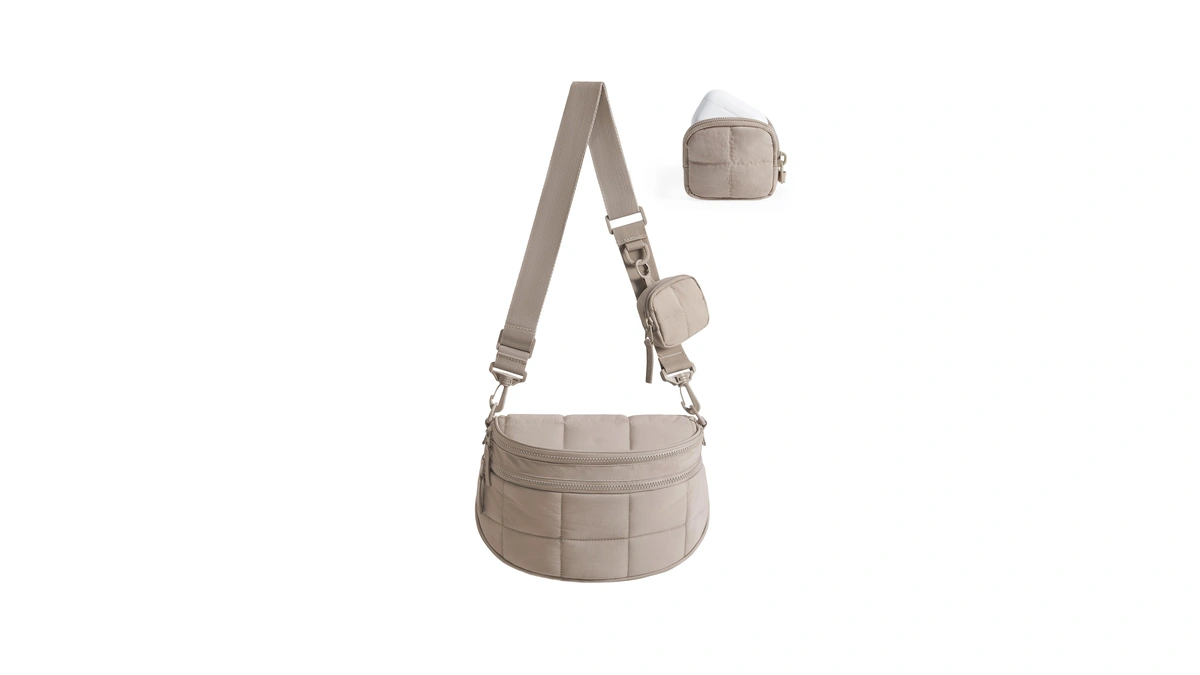 Bagsmart Crossbody Bags For Women Puffer Cute...