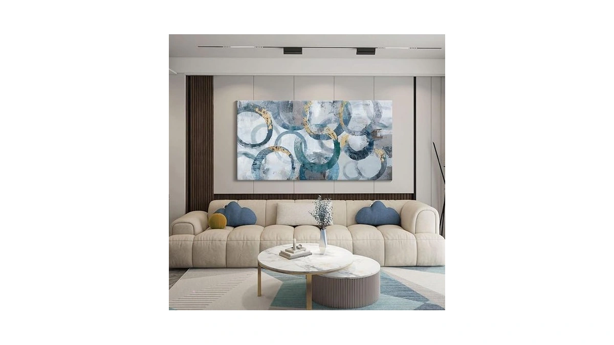 Abstract Canvas Wall Art, Modern Minimalist Wall Decor For Living