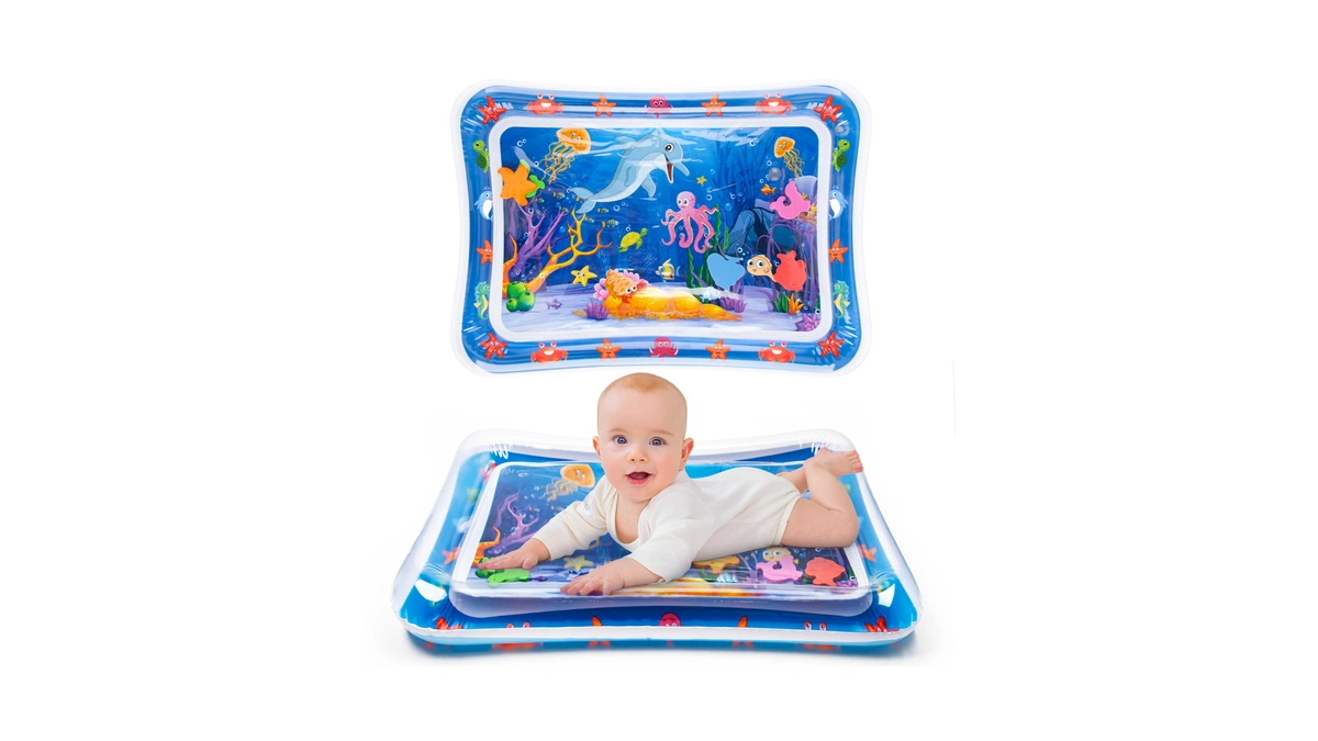 Yeeeasy Tummy Time Water Mat丨inflatable Tummy Time Water Play Mat