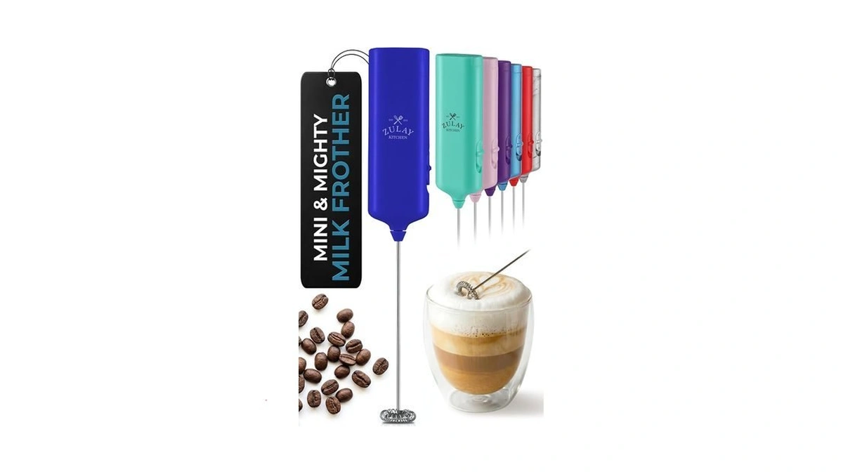 Mini & Mighty Milk Frother Wand – Powerful Handheld Coffee