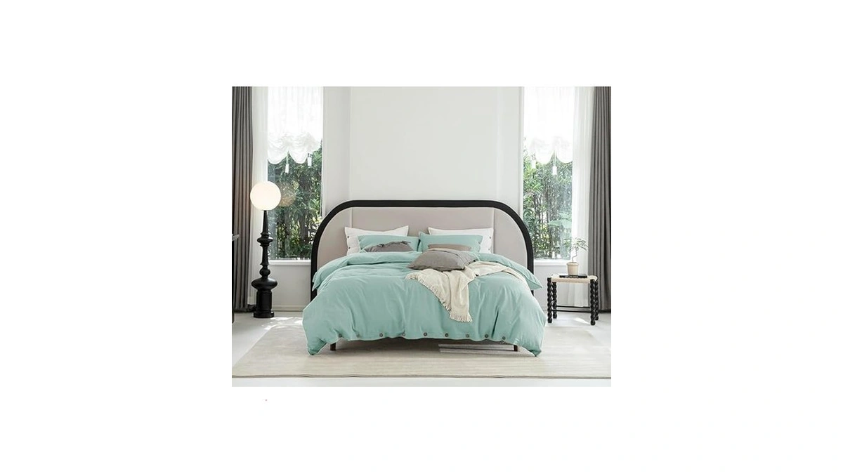 Talasily Linen Duvet Cover Twin - Linen And Cotton Blend