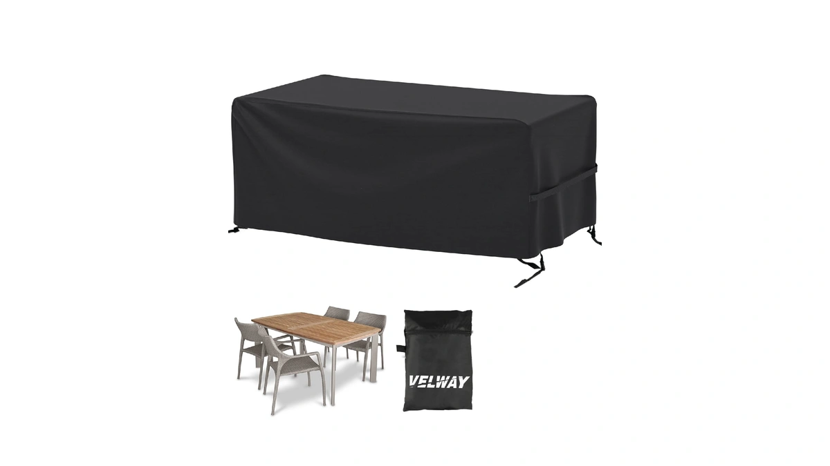 Velway Patio Furniture Cover Outdoor, Waterproof Rectangular Patio Table Chair