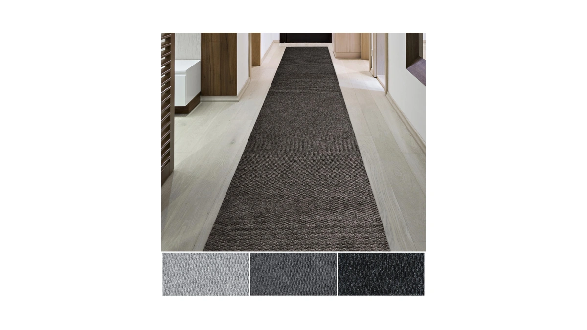 Icustomrug Entryway Mat, 4 X 12ft, Brown, Indoor/outdoor, Waterproof Tpr